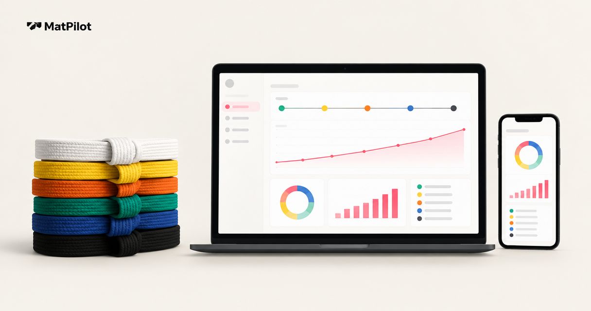 How do you track a student's belt history over the years?