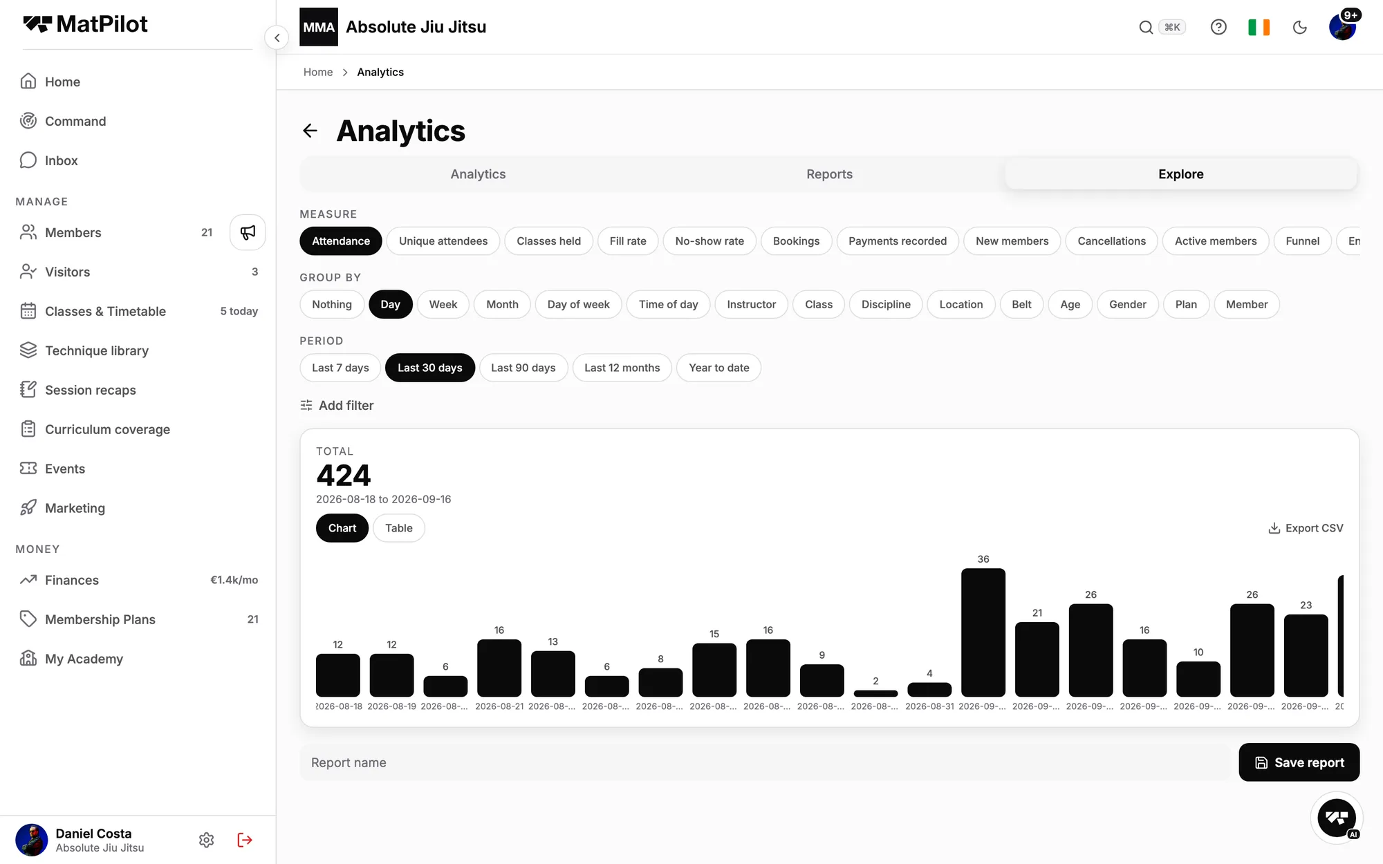 The report builder